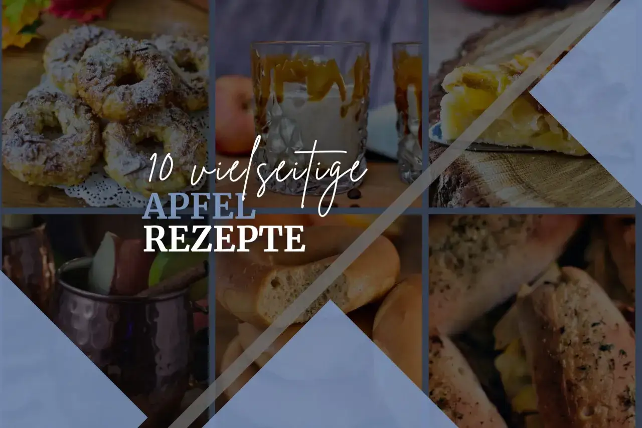 10 vielseitige Apfel Rezepte: von Keksen über Desserts bis zu herzhaften Gerichten.